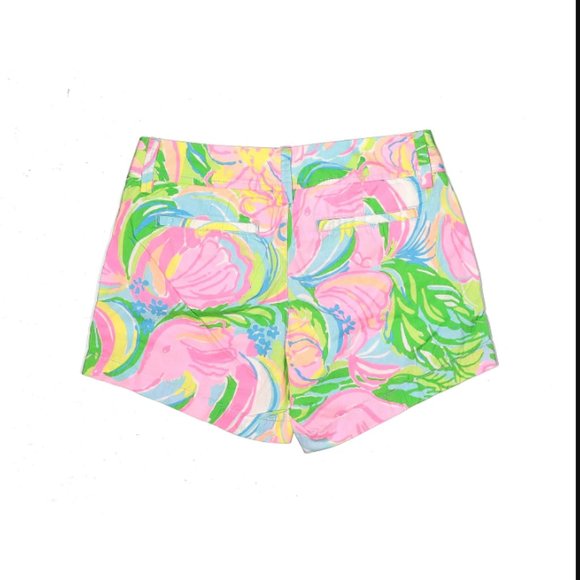 NWOT Lilly Pulitzer Calahan Neon Floral Shorts - Picture 2 of 4